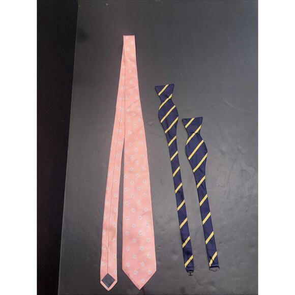 Brooks‎ Brothers Quiet Luxury Designer Business Preppy Silk Standard Bow Tie Lot - Picture 3 of 13